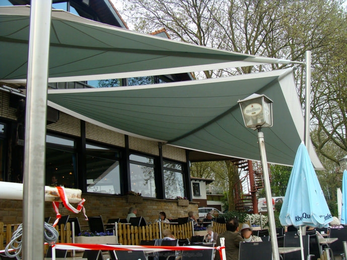 Voerde "Arche" Sonnensegel Restaurant Außenterrasse 