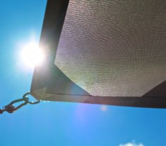 Sonnensegel lichtdurchlässig