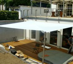 Dortmund Sonnensegel Terrasse