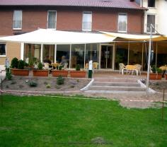 Paderborn Sonnensegel Paderborn I. Sonnensegel Gastronomieterrasse