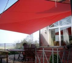 Ahlen III. – Sonnensegel Terrasse