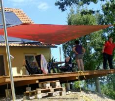 Nähe Bad Pymond – Sonnensegel Terrasse