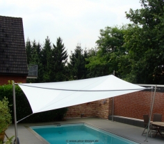 Dülmen Sonnensegel über Pool