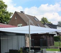 Hamm Sonnensegel über Terrasse