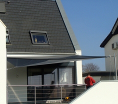 Hattingen Sonnensegel Hattingen Sonnensegel auf Hausterrasse