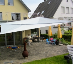 Osnabrück - Sonnensegel auf Terrasse