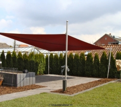 Sassenberg - Sonnensegel über Gartenterrasse