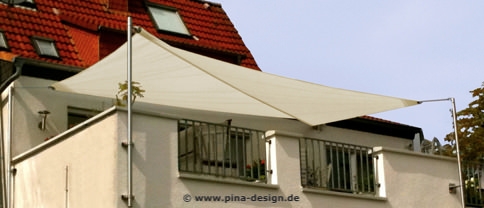 Spnnensegel Dachterrasse von Pina Design®