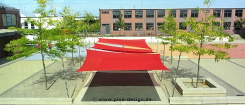 Sonnensegel Gewerbe von Pina Design®